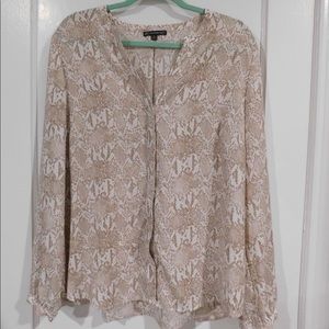 Snakeskin Print Blouse